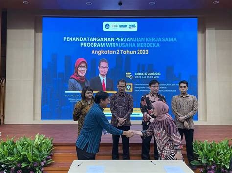 Universitas Udayana Tanda Tangani Pks Program Wirausaha Merdeka Tahun