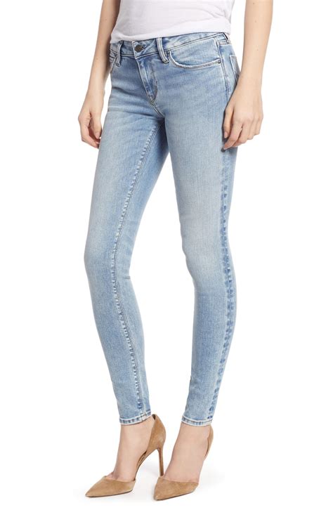 Lyst - Hudson Jeans Krista Super Skinny Jeans in Blue