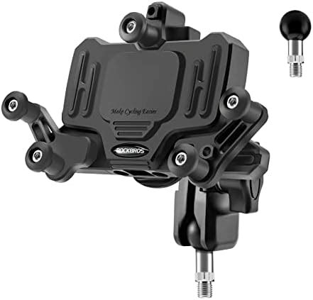 Rockbros Motorcycle Phone Mount Holder With Shock Absorption Ball