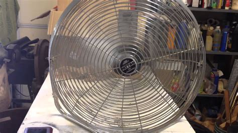 1990s Patton High Velocity 20 Floor Fanair Circulator Model U2 20