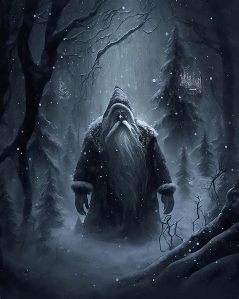 The Dark Santa Claus Digital Art by Ellie Eerie - Fine Art America