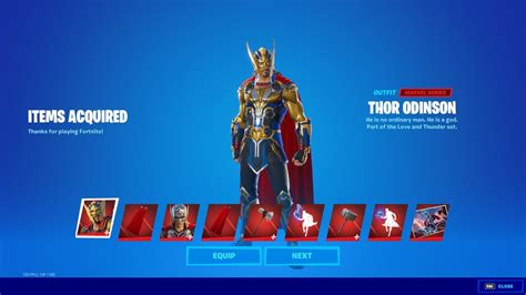 Thor And Jane Foster Gods Of Thunder Pack Fortnite Youtube