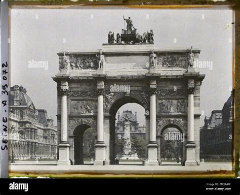 Paris 1st Arr France The Arc De Triomphe Du Carrousel The Monument