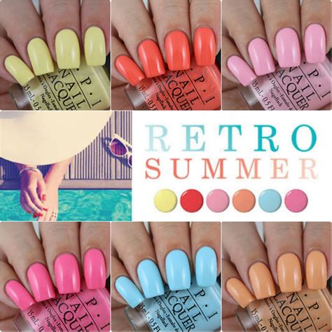 OPI Retro Summer Collection Swatches Review