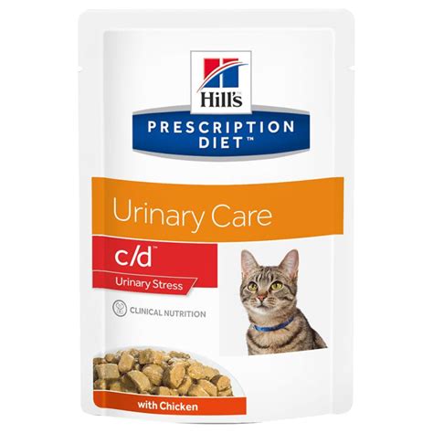 HILL'S kot FELINE C/D URINARY STRESS Reduced Calorie kura 85g - Pet Centrum