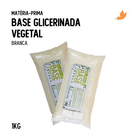 Base Glicerinada Vegetal Branca Ou Transparente