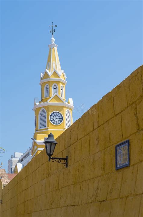 Torre De Reloj De Cartagena Colombia Foto Editorial Imagen De Latino