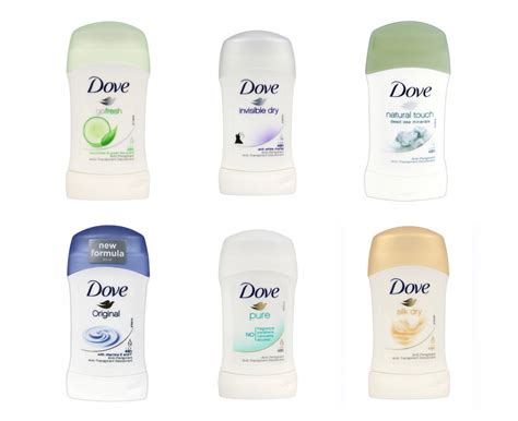 Dove Deodorant Stick 6 Different Scents For Women Deostick - Deodorants ...