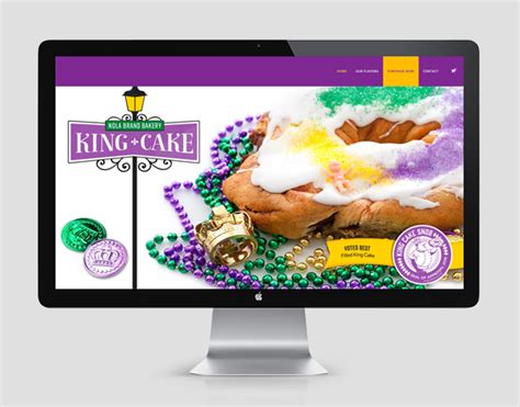 NOLA Bakery King Cake | digital design and development - FACTOR 10