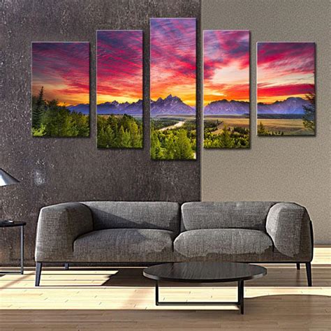 Sunset Mountain Painting at PaintingValley.com | Explore collection of ...