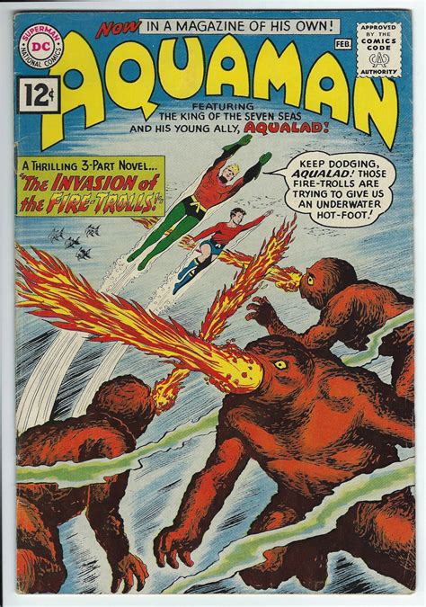Dc Comics Aquaman 1962 1 First Appearance In Solo Title The Toys