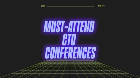 Unlock Your Saas Potential Must Attend Cto Conferences For