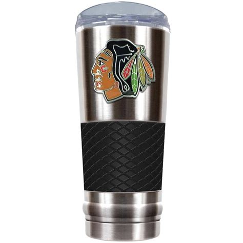 NHL Chicago Blackhawks 24 Oz Draft Tumbler Engravable GC6669 HomeBello