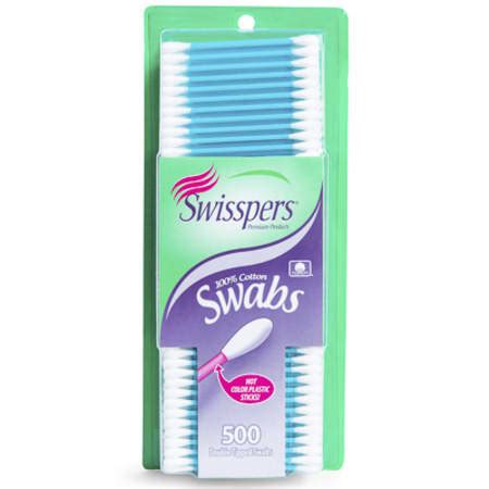 Swisspers Cotton Swabs Count Five Below