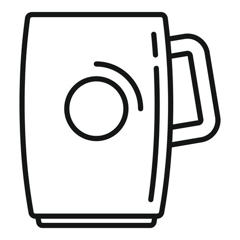 Milk Mug Icon Outline Vector Hot Cup 15108163 Vector Art At Vecteezy