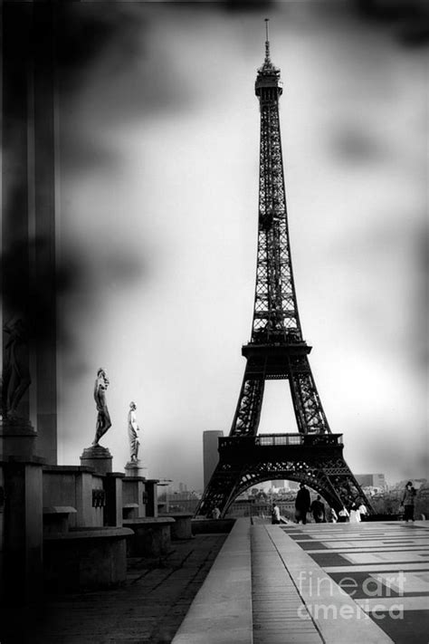 Paris Eiffel Tower - Surreal Black and White Paris Eiffel Tower ...