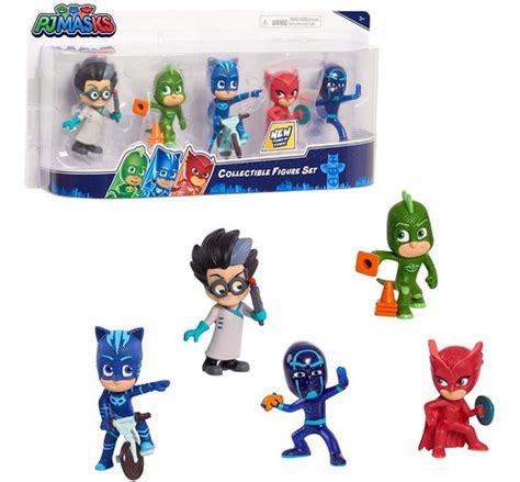 Set 5 Figuras Coleccionables De Pj Masks Original Nuevo Cuotas Sin