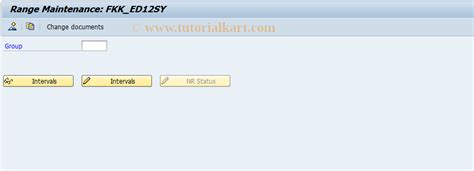 Fpn Sy Sap Tcode Number Range Maintenance Fkk Ed Sy Transaction Code