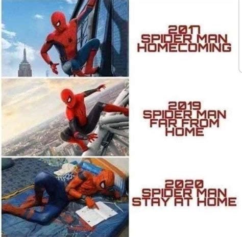 Spiderman stay at home - Meme by Splinter99 :) Memedroid