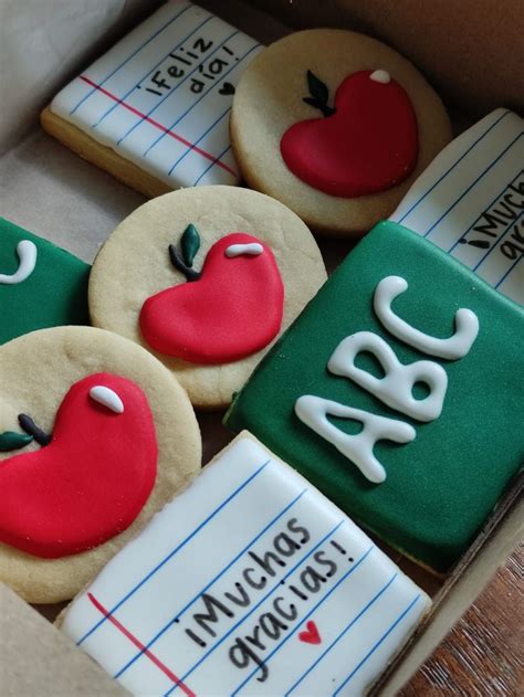 Pin De Paulina Perez En D A Del Alumno Galletas Dia Del Maestro