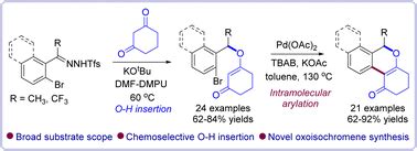 Novel Oxoisochromene Synthesis Via Chemoselective OH Insertion Of 1 3