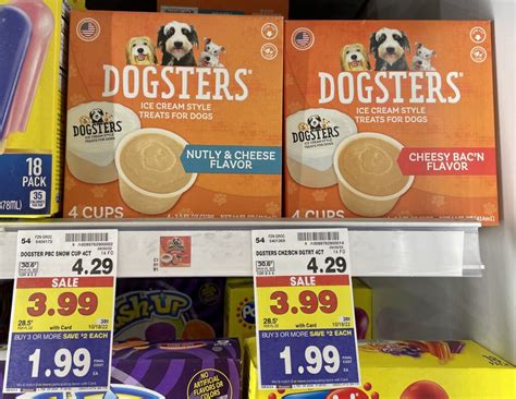 Dogsters Ice Cream Style Dog Treats Only 199 Kroger Krazy