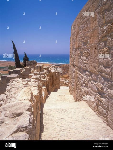 The ruins of the Kourion archaeological site at the ancient 1000BC ...