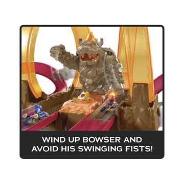 Hot Wheels Mariokart Bowsers Castle Chaos Play Set Mattel