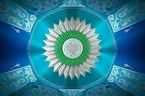 Premium AI Image | Flag wallpaper of Uzbekistan