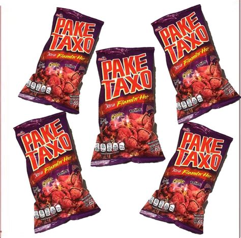 Amazon Sabritas Doritos Dinamita Flaming Hot 70g Ea Box With 5 Bags