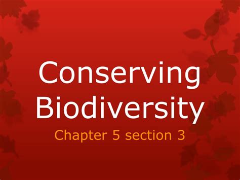 PPT - Conserving Biodiversity PowerPoint Presentation, free download - ID:2803915