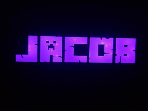 Personalized Minecraft Video Game Sign Etsy