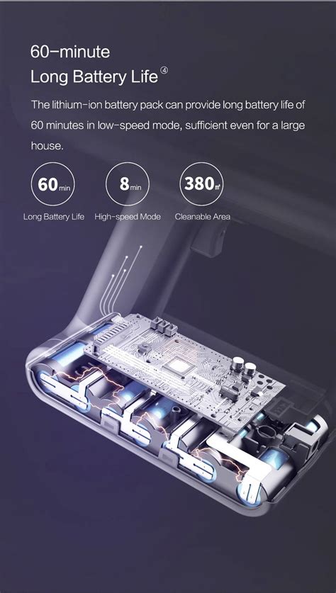Shunzao Z11 Max Cordless Vacuum Cleaner 26000Pa 150AW Suction Power