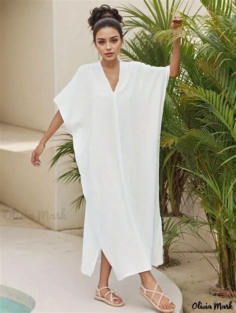 Olivia Mark Stylish Plus Size Vacay Cover Up Womens Fashionable