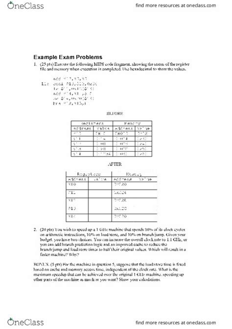 CSCE 315 Midterm Exam1 OneClass