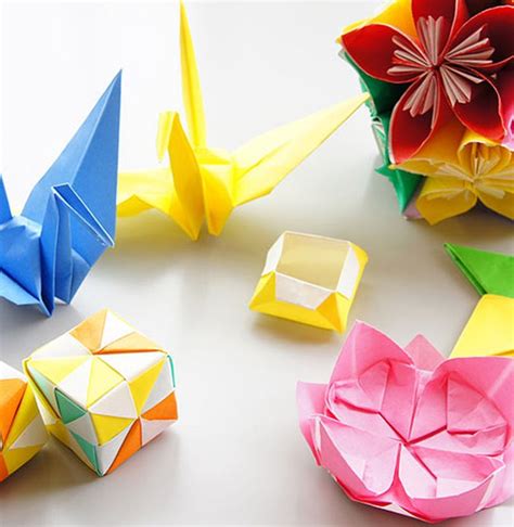 Gambar Bunga Origami Pulp