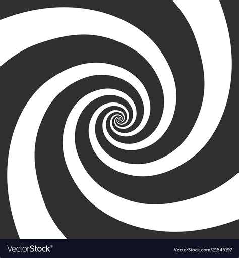 Hypnotic Spiral Background Royalty Free Vector Image