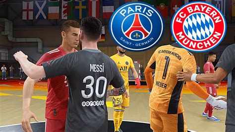 PSG Vs BAYERN FC FIFA 22 PS5 FUTSAL VOLTA Gameplay Graphics MOD