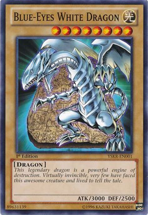 Blue Eyes White Dragon Yskr En Common St Edition Starter Deck