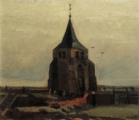 Vincent Van Gogh The Old Church Tower At Nuenen