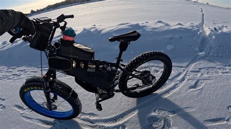 Winter Ebike Ride Dec Bafang Bbshd G Youtube