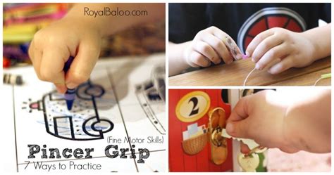 7 Fun Ways To Practice Pincer Grip Royal Baloo