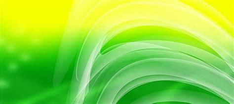 Green Abstract Background with Dynamic Curves and Arrow Element