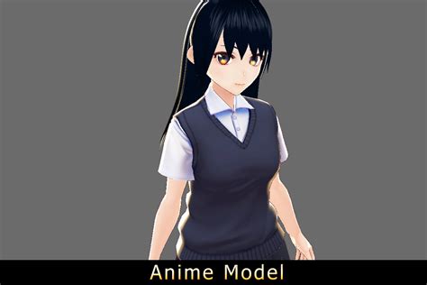 Anime Character Arisa Free Remakev2 Contain Vrm 3d 캐릭터 Unity Asset Store