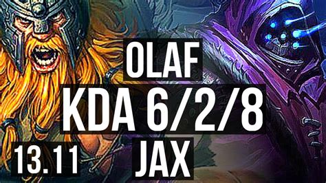 Olaf Vs Jax Top Games Kr Master Youtube