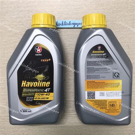 D U Nh T G C Kho Ng Xe Ga Caltex Havoline Supermatic T W Ml