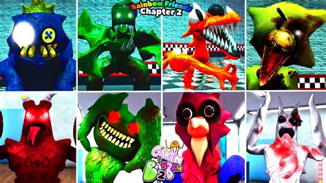 Original Garten Of Banban 2 Jumpscare Vs Novo Rainbow Friends Chapter 2 Jumpscare Youtube