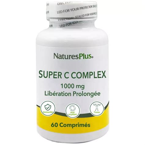 Natures Plus Super C Complex Action prolongée en vente en pharmacie