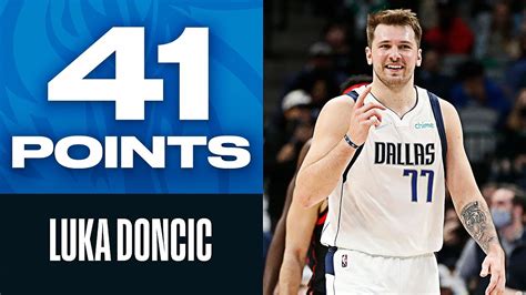 Luka Doncic Torpille Les Raptors Avec 41 Points