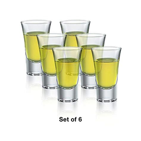 Bormioli Rocco Dublino Collection Shot Glasses Set Of 6 Clear Shot